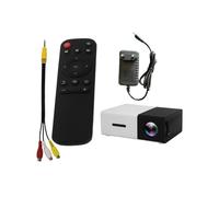 (Black EU)Mini Proyector 4k Cine en Casa Inteligente TV Reino Unido LED Proyector Multimedia