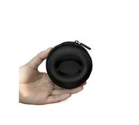 (Black) EVA Watch Storage Box Convenient Watch Sleeve Pressure Resistant Circular Watch Bag Anti Friction Anti Drop Case Red