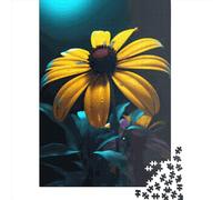 Black Eyed Susan Puzzles Imposible,desafío for Adults Juego Educativo 1000 Piezas Obra De Arte De Juego De para Adultos Y Niños A Partir De 12 Años 1000pcs (75x50cm)