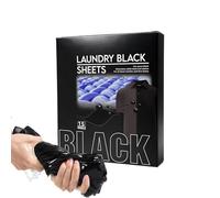 Black Fabric Dye | 15 Count Universal Dissolvable Gentle,Clothing Painting Sheets | for Faded Clothes Dorm Apartment Business Trip Home Travel