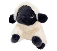 Black Face Sheep - 9.06 Inches Plush Sheep Тeddy | Soft Cuddly Lamb Stuffed Animal - Striking White Black Nursery Companion Ultra-Soft comforting Sensory Fleece Structure with Premium Stitching