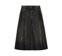 Black Falda de denim con tachuelas 29