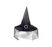 (Black) Fashion Reusable Cloth Halloween Kids Wizard Hat For Party Decor T