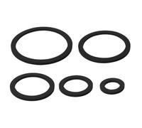 Black Fish Feeding Ring 5pcs Black Universal Food Trough