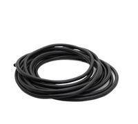 Black FKM Fuel Tube FPM High Temperature Resistant Corrosion Resistance Oil Pipe 1 Meter Transfer drip(12x16mm)