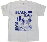 Black Flag T-Shirt Nervous Breakdown Punk Band tee New S-2Xl