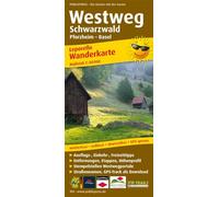 Black Forest West Trail, hiking map 1:50,000: Mit Ausflugszielen, Einkehr- & Freizeittipps, GPS-genau