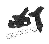 Black Frame Scratch Plate para Honda CRF300L Par (negro)