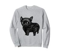 Black Frenchie Sudadera