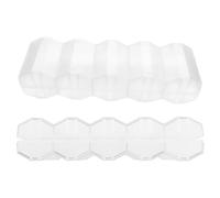 Black Game Chips Case, Poker Chips Storage Box, 100-Piece Pokers Chip Holder, Acrylic Cases with Lid, 212x78x58mm/8.34x3.07x2.28inches,43/45mm Chip