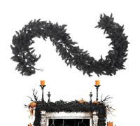 Black Garland Hangable Creepy Seasonal Ornament Halloween