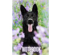 Black German Shepherd Notebook: 120 Lined Pages, 6"x9" Perfect Gift for Dog Lovers
