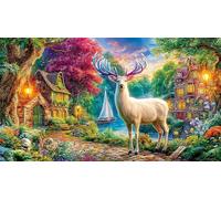 Black-German-Shepherd-Portrait Puzzle de 1000 Piezas Reciclado Juego desafiante Educativo para Adultos Regalo para Mujeres y Hombres 70x50/1000pcs