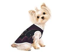 Black Ghost Bat Pet - Camiseta transpirable sin mangas para perros pequeños y gatos, suave, ligera y elegante