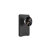 BLACK & GILT ONYX PopSockets PopWallet para MagSafe
