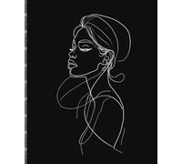 Black Girl Journal | Black Woman Notebook Minimalist | College Ruled Journal | 7.5 x 9.25 | 120 Pages | Lesbian Pride Composition Notebook | Minimalist Journal for Women