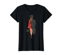 Black Girl Magic Graduate Melanin - Gorra Divertida para Mujer Camiseta gráfica económica, Mujer, Negro, L