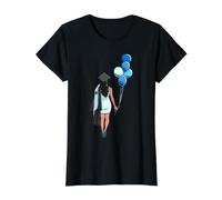 Black Girl Magic Graduate Melanin - Gorra Divertida para Mujer Camiseta gráfica económica, Mujer, Negro, M