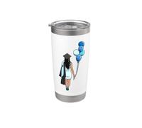 Black Girl Magic Graduate Melanin - Gorra divertida para mujer Vaso térmico de acero inoxidable de doble pared