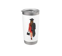 Black Girl Magic Graduate Melanin - Gorra divertida para mujer Vaso térmico de acero inoxidable de doble pared