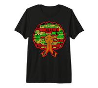 Black Girl Magic Juneteenth Girl Power Celebra la Libertad Diversión Camiseta Premium