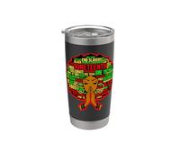 Black Girl Magic Juneteenth Girl Power Celebra la libertad Diversión Vaso térmico de acero inoxidable de doble pared