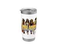 Black Girl Magic Trip Melanin Vacaciones Mujeres Viaje Sista Love Vaso térmico de acero inoxidable de doble pared