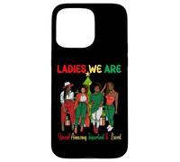 Black Girl Melanin Christmas Ugly Christmas Sweater Ladies We Are Carcasa para iPhone 15 Pro MAX