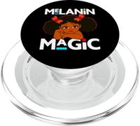 Black Girl Melanin Magic Toddler Brown Girly Girl Toddler PopSockets PopGrip para MagSafe