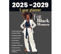 Black Girl Monthly Planner 2025-2029: Your Organizer for Growth & Success (2025-2029): African American Woman Multi-Year Calendar Journal |African ... Empowering Black Queen Girls for Writing Not