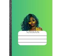 Black Girl Notebook-Taking Notes Are Beneficial: Green Cover 110 pages, Great for Back to School, Journaling, Creative Writing, or Brain Dumps: Black and Gold 8.5x11, 110 Pages