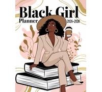 Black Girl Planner 2026-2030: Monthly Five Years Calendar for Women from January 2026 to December 2030 Featuring Budget, Habit Tracker