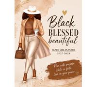 Black Girl Planner 2027-2028: 24 Month daily Schedule Organizer for Women from January 2027 to December 2028 with Holiday