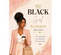 Black Girl Planner 2027-2028: 24 Month Personal Calendar for women from Jan 2027 to Dec 2028 for women with Notes and Inspirational Quotes