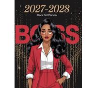 Black Girl Planner 2027-2028: Two Year Monthly Organizer for Women from January 2027 to December 2028 with Holidays, Inspirational Quotes, Notes and To-Do