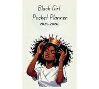 Black Girl Pocket Planner 2025-2026: 2 Year small size Monthly Calendar- 4x6.5 inch- January 2025 to December 2026 - Black Women Pocket diary