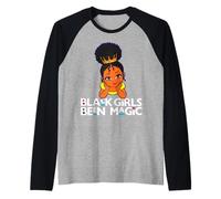 Black Girls Been Magic Melanin Toddler Girly Girl Toddler Camiseta Manga Raglan