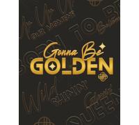 Black & Gold K-Pop Composition Notebook: Music Fans | Gratitude Journal | Inspirational Writing | Girl Power | Kids | Teens | Adults | Gift Idea | Wide Ruled | 7.5x9.25 inches | 100 page