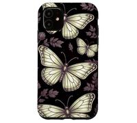 Black Gothic Dark Butterfly Goth Purple Yellow Butterflies Carcasa para iPhone 11