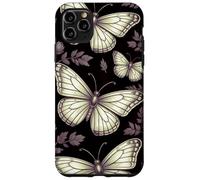 Black Gothic Dark Butterfly Goth Purple Yellow Butterflies Carcasa para iPhone 11 Pro MAX