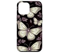 Black Gothic Dark Butterfly Goth Purple Yellow Butterflies Carcasa para iPhone 12 Pro MAX