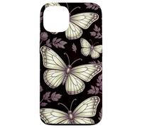 Black Gothic Dark Butterfly Goth Purple Yellow Butterflies Carcasa para iPhone 13
