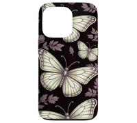 Black Gothic Dark Butterfly Goth Purple Yellow Butterflies Carcasa para iPhone 13 Pro