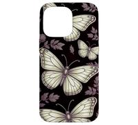 Black Gothic Dark Butterfly Goth Purple Yellow Butterflies Carcasa para iPhone 14 Pro MAX