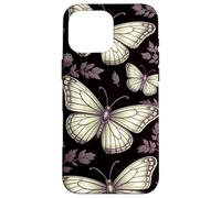 Black Gothic Dark Butterfly Goth Purple Yellow Butterflies Carcasa para iPhone 16 Pro MAX