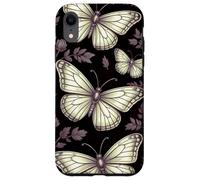 Black Gothic Dark Butterfly Goth Purple Yellow Butterflies Carcasa para iPhone XR