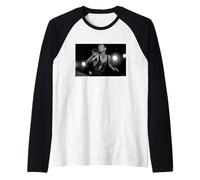 Black Grape Live Bez of Happy Mondays por Andy Willsher Camiseta Manga Raglan