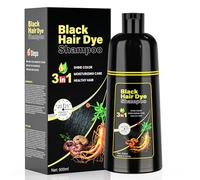 black hair dye shampoo Champú de tinte para el cabello negro champú de tinte para el cabello triple en uno para hombres y mujeres, que puede cubrir el pelo blanco de inmediato, la hierba es natural
