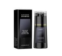 Black Hair Dye Shampoo, Instant Hair Dye Shampoo, Color Duradero, Suavidad Natural, Nutrición y Brillo, Apto para Todo Tipo de Cabello, para Hombres Mujeres-200ml