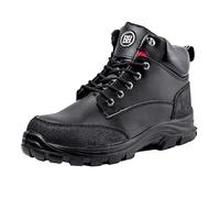 BLACK HAMMER Botas de Seguridad para Hombre con Puntera de Acero S3 SRC Zapatos de Trabajo de Cuero 7700 (43 EU)